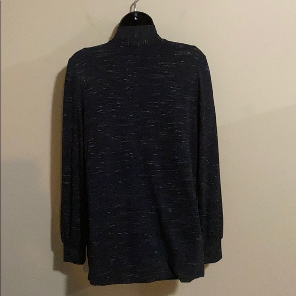 NWT Loft Black Spacedye Open Cardigan Size XS - Picture 3 of 6